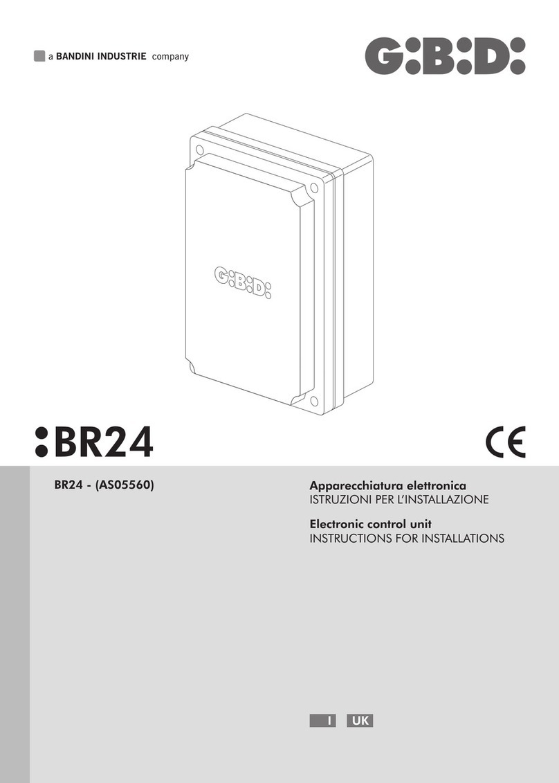 Bandini GI.BI.DI BR24 Instructions for installations
