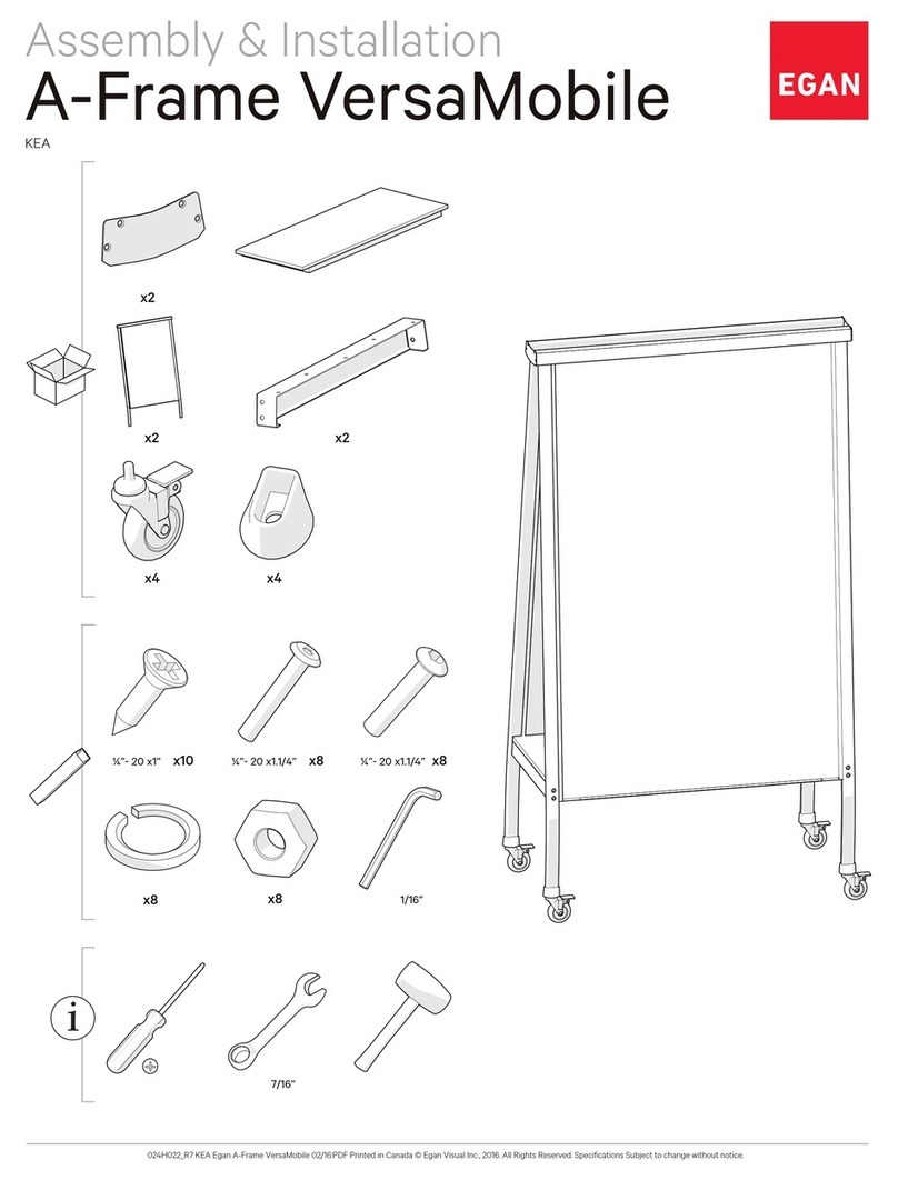 EGAN A-Frame VersaMobile User manual EGAN A-Frame VersaMobile User manual