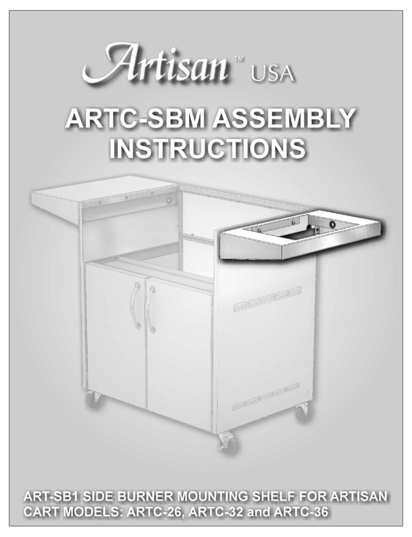 artisan ARTC-SBM Assembly instructions