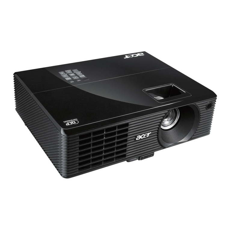 Acer X1110 Series User manual