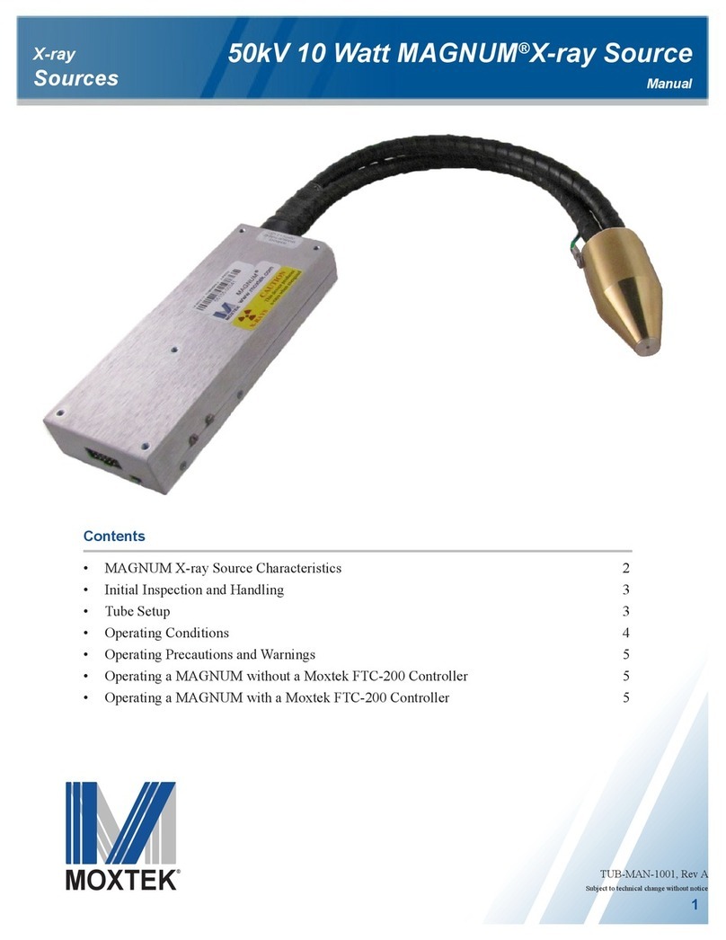 MOXTEK MAGNUM X-ray Source User manual