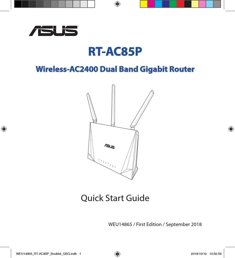 Asus RT-AC85P User manual Asus RT-AC85P User manual