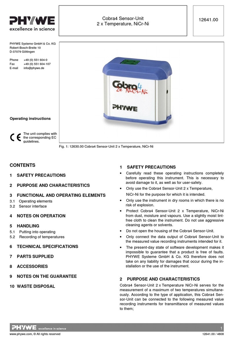 PHYWE Cobra4 User manual