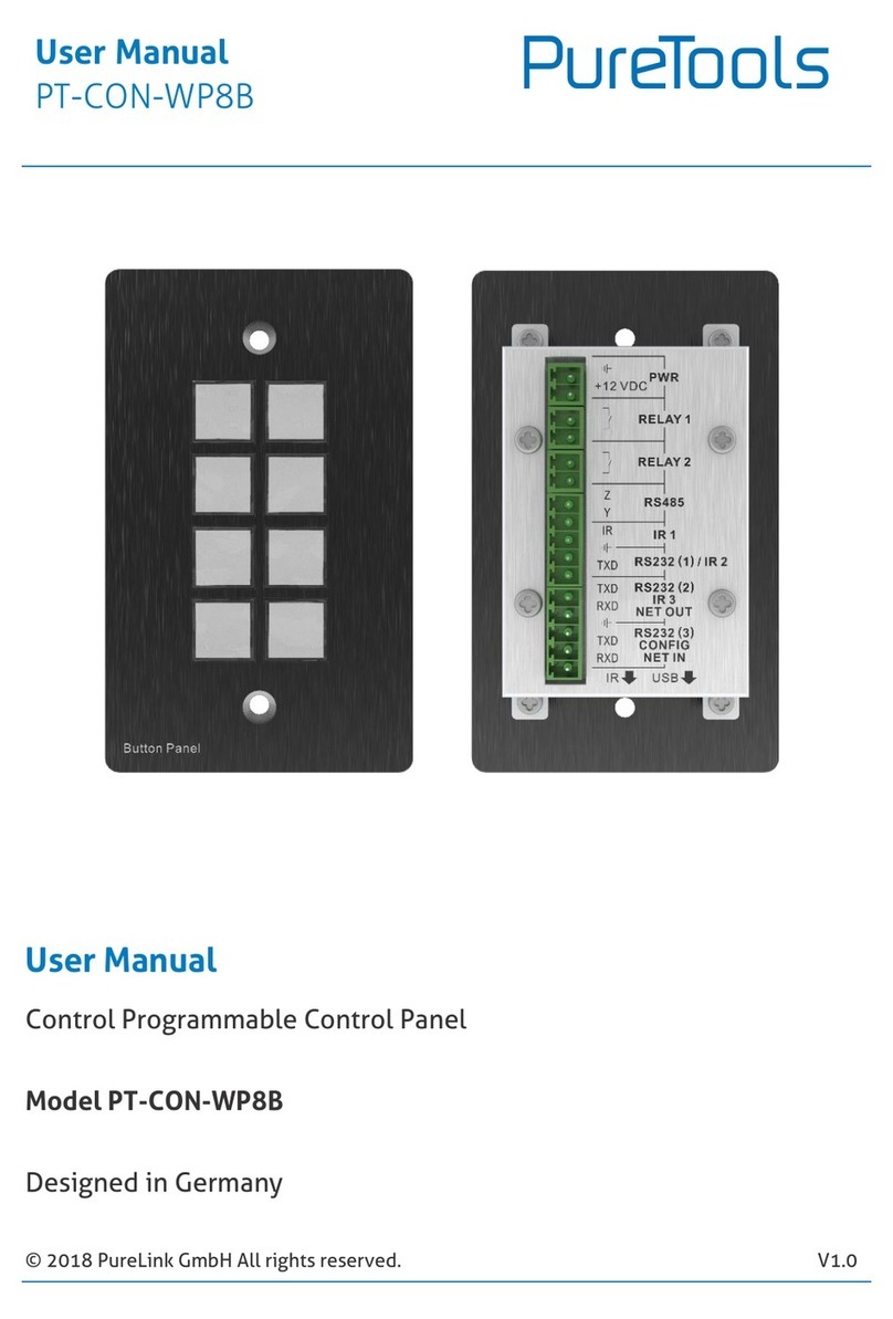 PureLink PureTools PT-CON-WP8B User manual