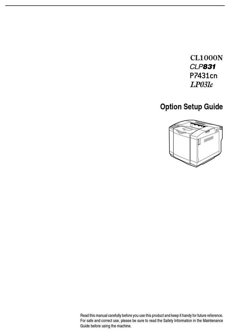 Ricoh CL1000N User manual