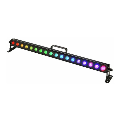 thomann STAIRVILLE Show Bar Tri 18x3W RGB User manual