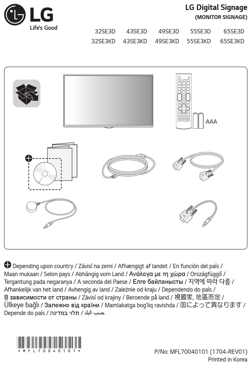 LG 32SE3D User manual