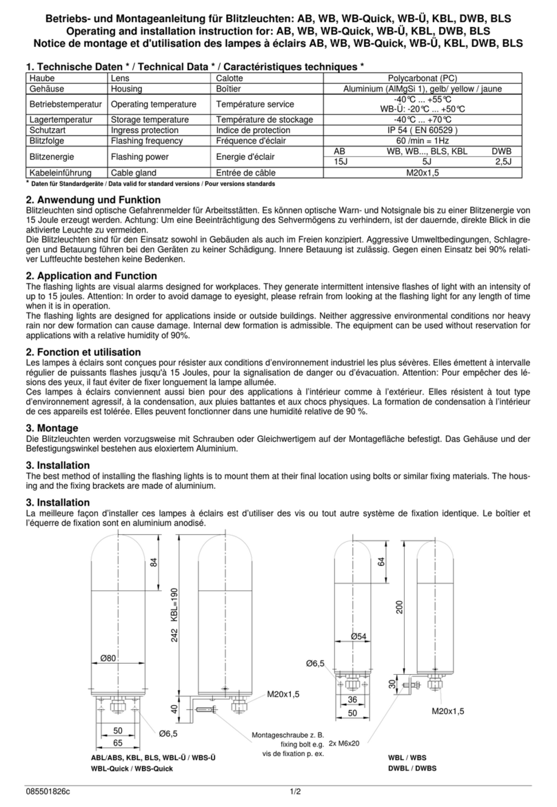 Pfannenberg AB Assembly instructions Pfannenberg AB Assembly instructions