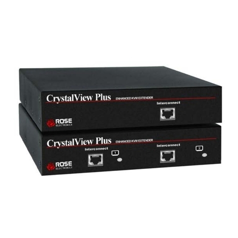 Rose electronics CrystalView Plus quick start guide