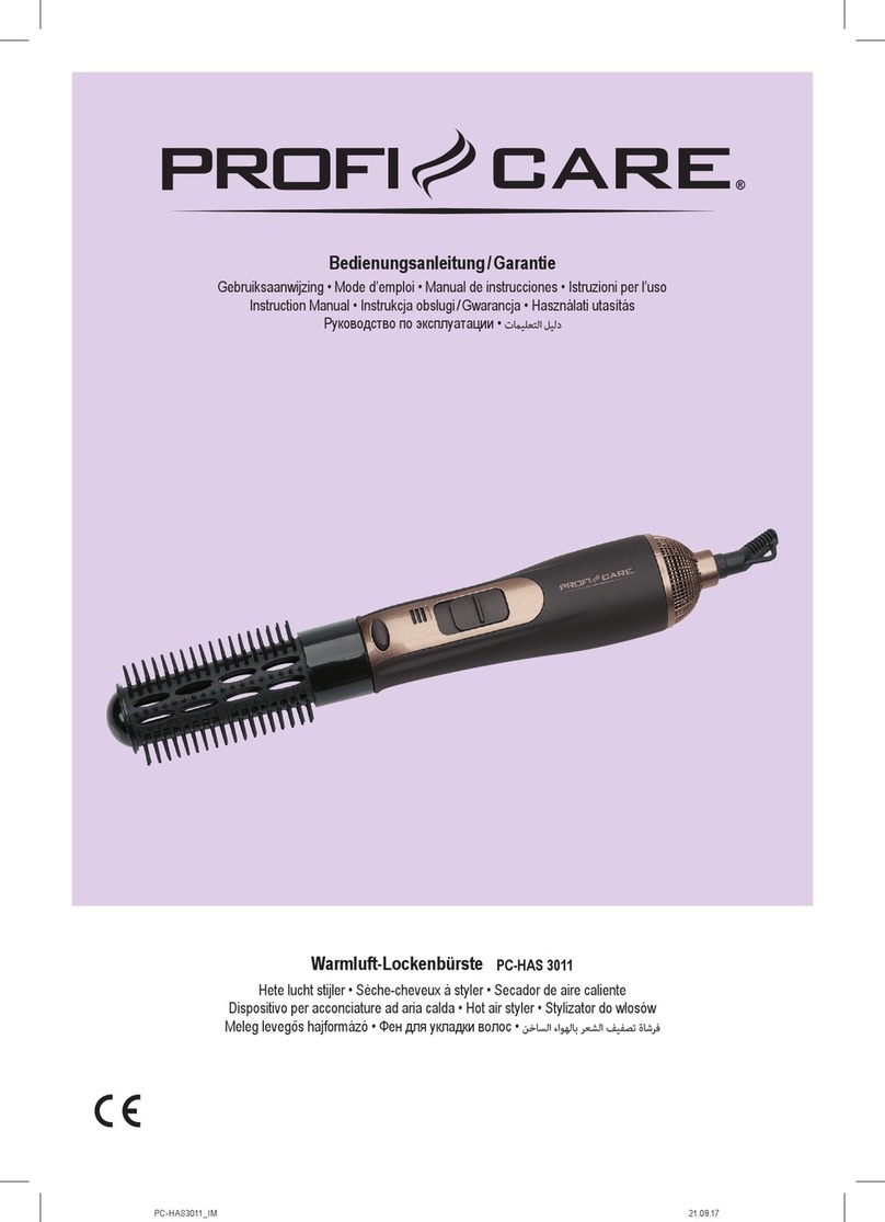 Profi Care PC-HAS 3011 instruction manual Profi Care PC-HAS 3011 instruction manual