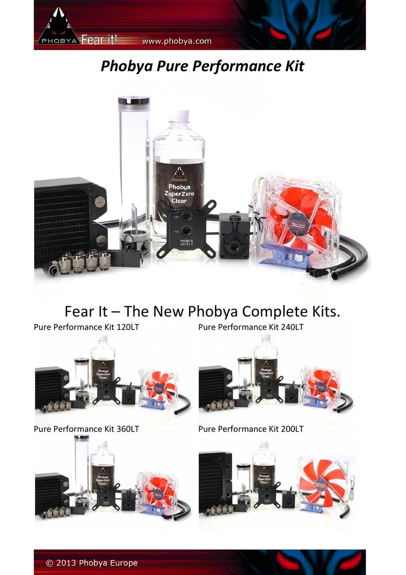 Phobya Pure Performance Kit 120LT manual
