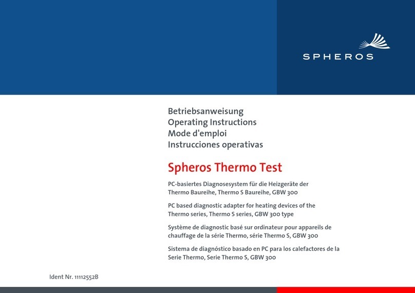 Spheros Thermo Test operating instructions