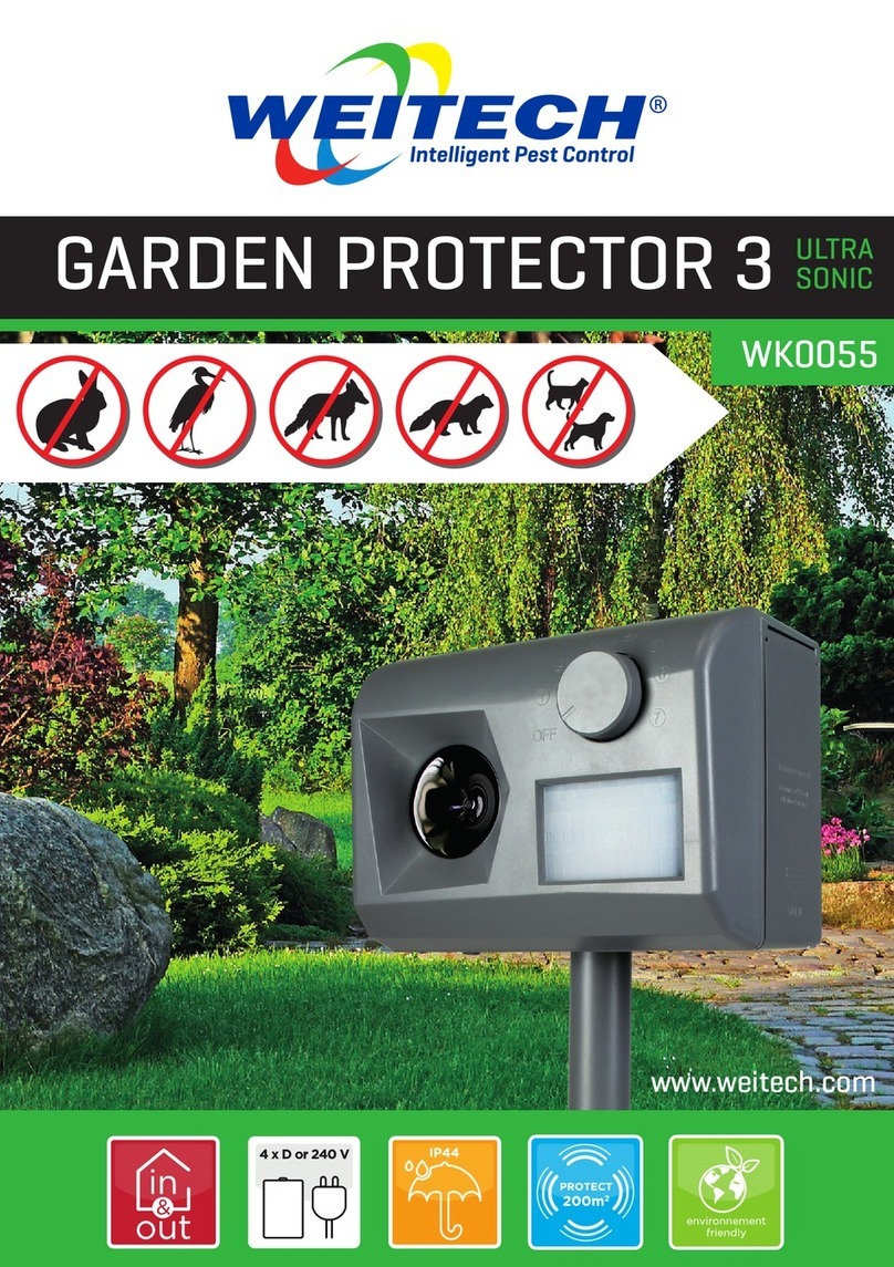 Weitech GARDEN PROTECTOR 3 WK0055 manual