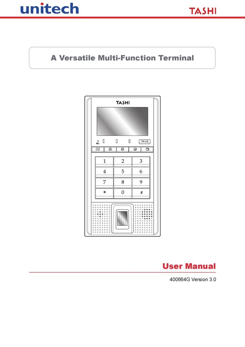 Unitech TASHI MT180 User manual