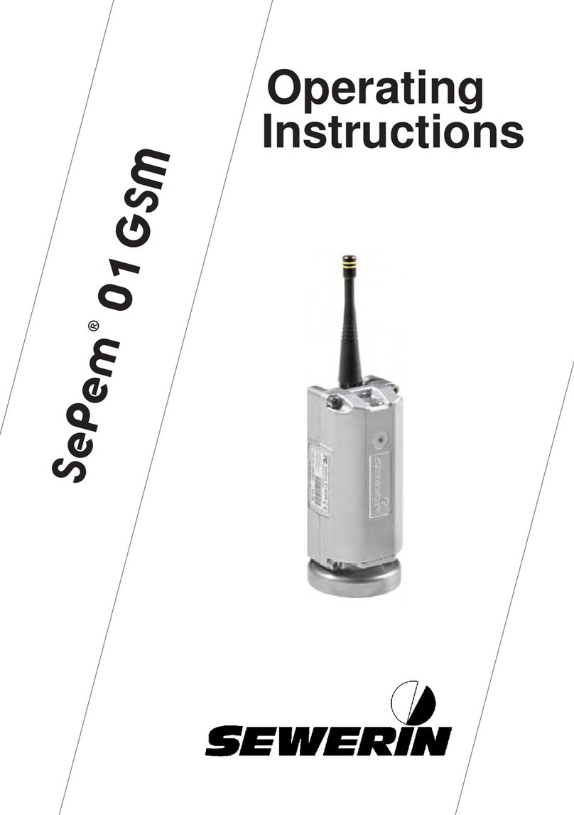 sewerin Sepem 01 GSM operating instructions