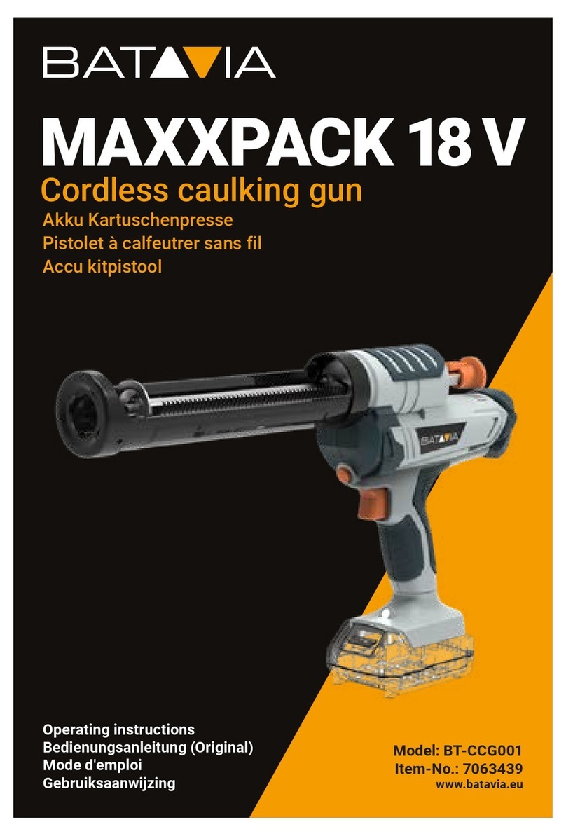 Batavia MAXXPACK BT-CCG001 operating instructions
