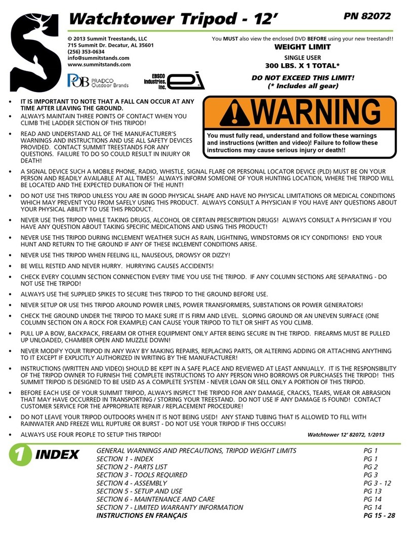 Summit Treestands 82072 manual