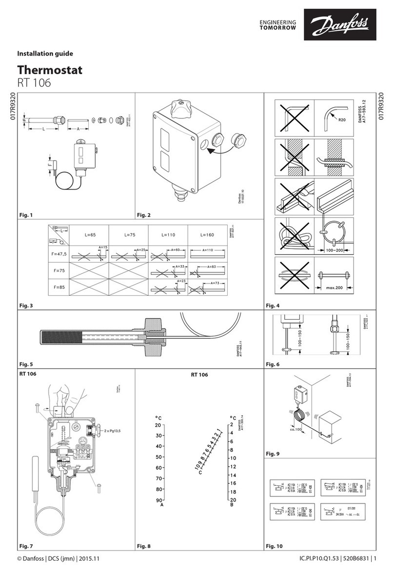 Danfoss RT 106 User manual Danfoss RT 106 User manual