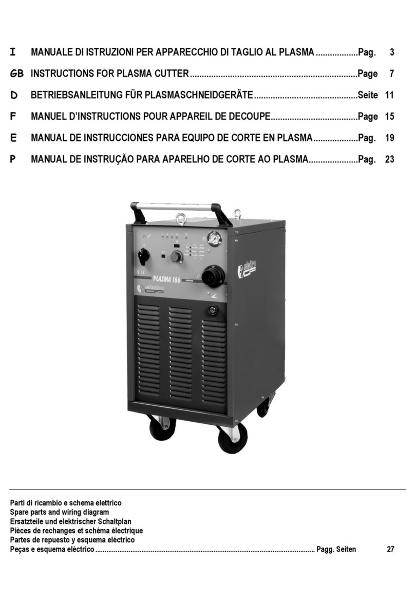 Elettro Plasma 166 instructions