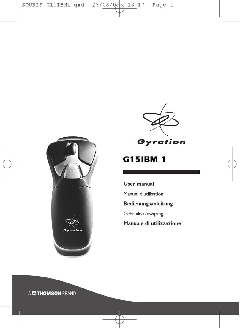 THOMSON Gyration G15IBM 1 user manual