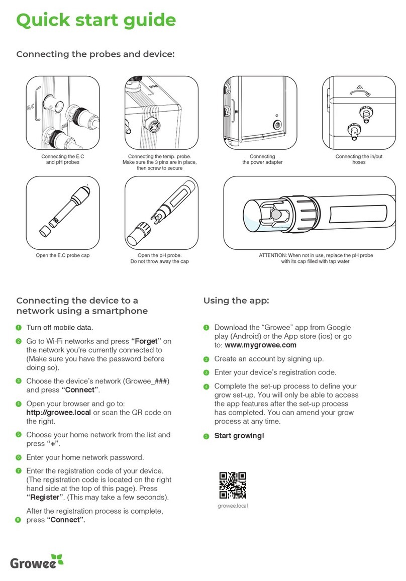 Growee Growee quick start guide