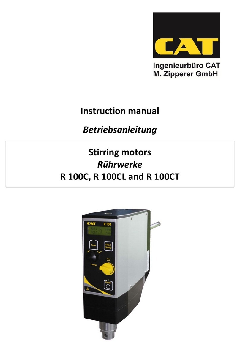 Ingenieurburo CAT R 100C instruction manual Ingenieurburo CAT R 100C instruction manual