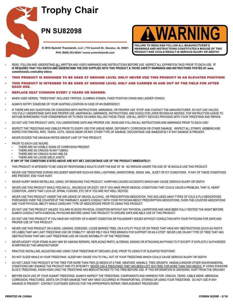 Summit Treestands SU82098 manual