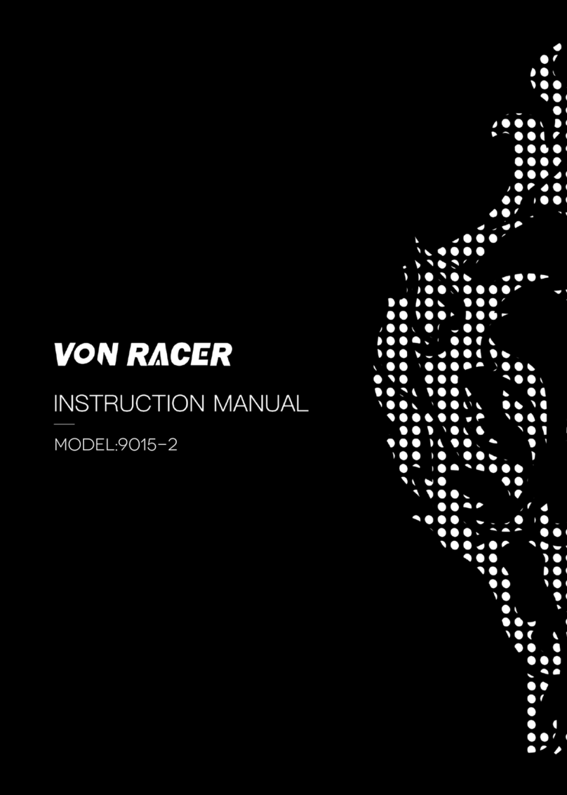 Von Racer 9015-2 instruction manual