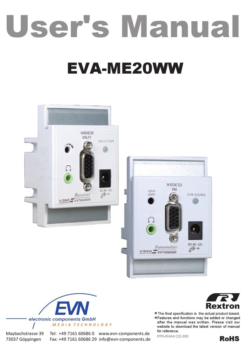 EVN Rextron EVA-ME20WW User manual