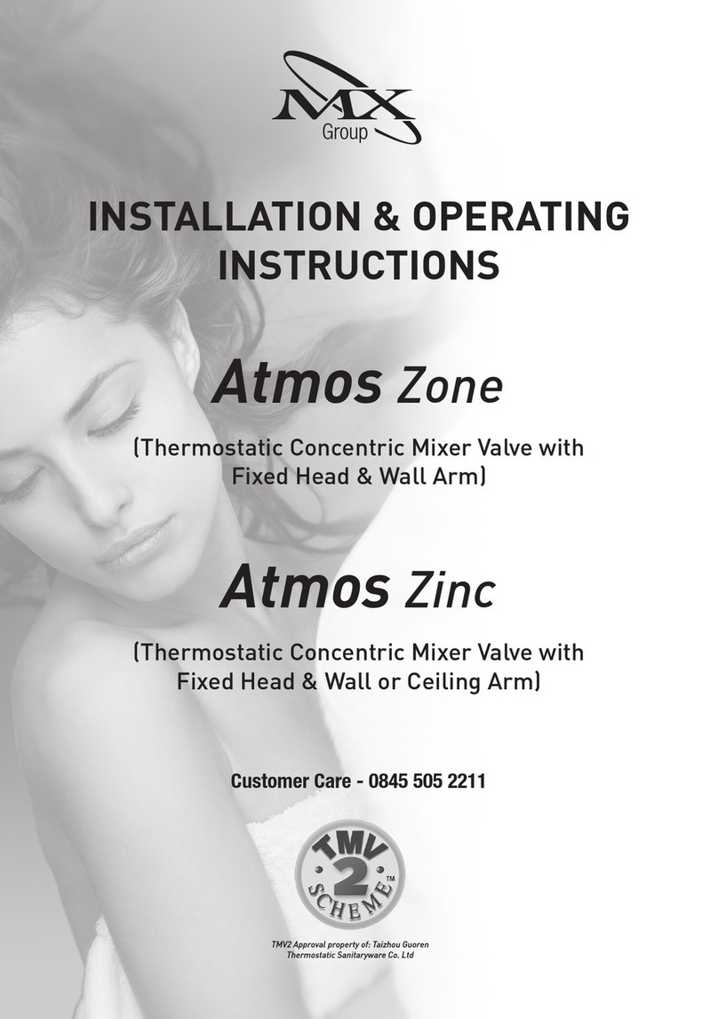 MX Atmos Zinc Installation & operating instructions