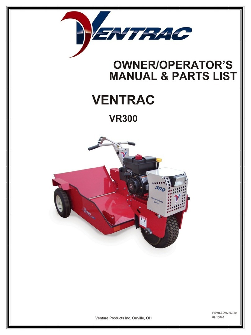 Ventrac VR300 Owner/operator's manual & parts list