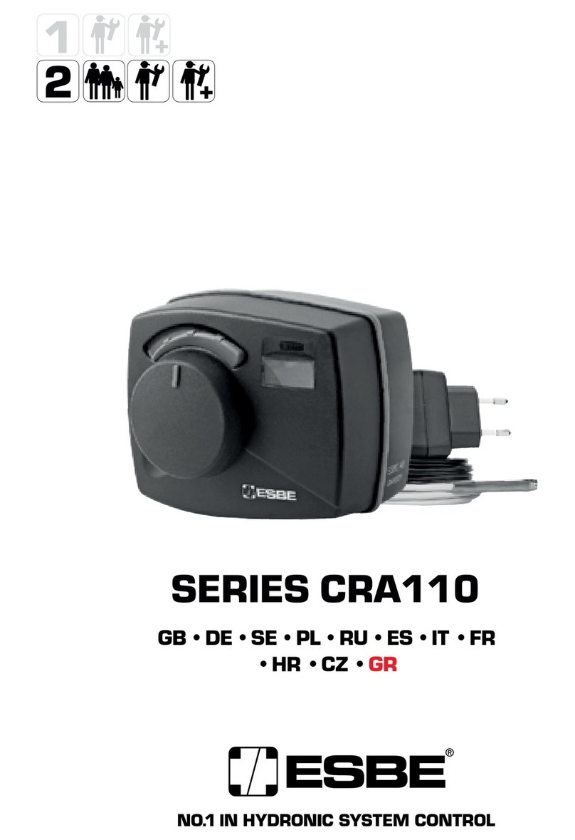 ESBE CRA110 series manual