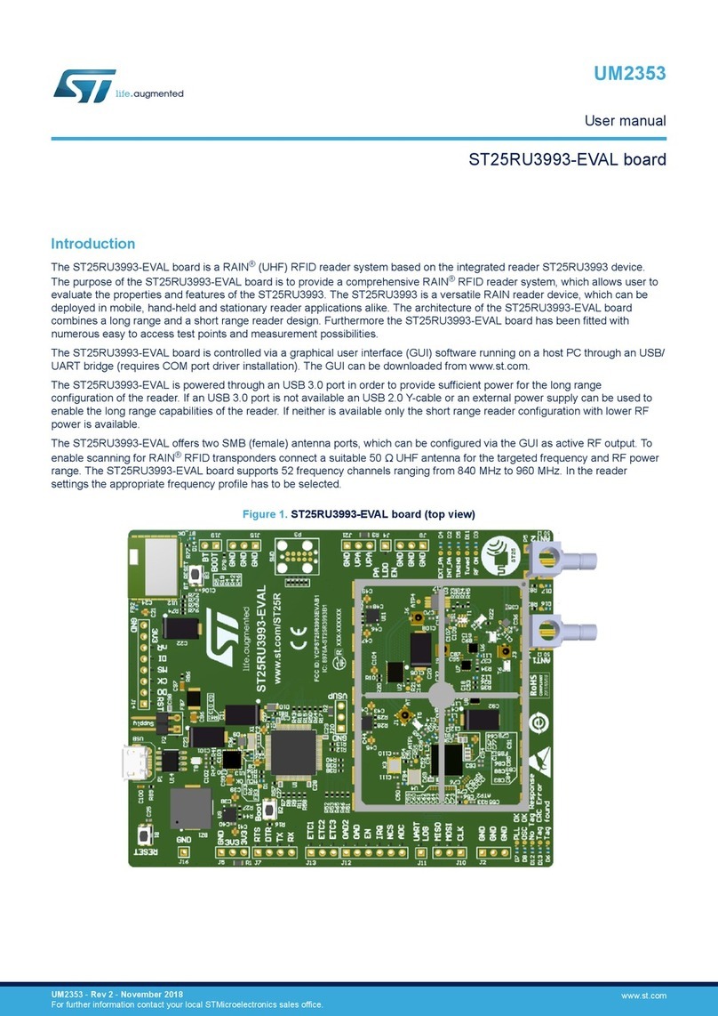 ST ST25RU3993-EVAL user manual