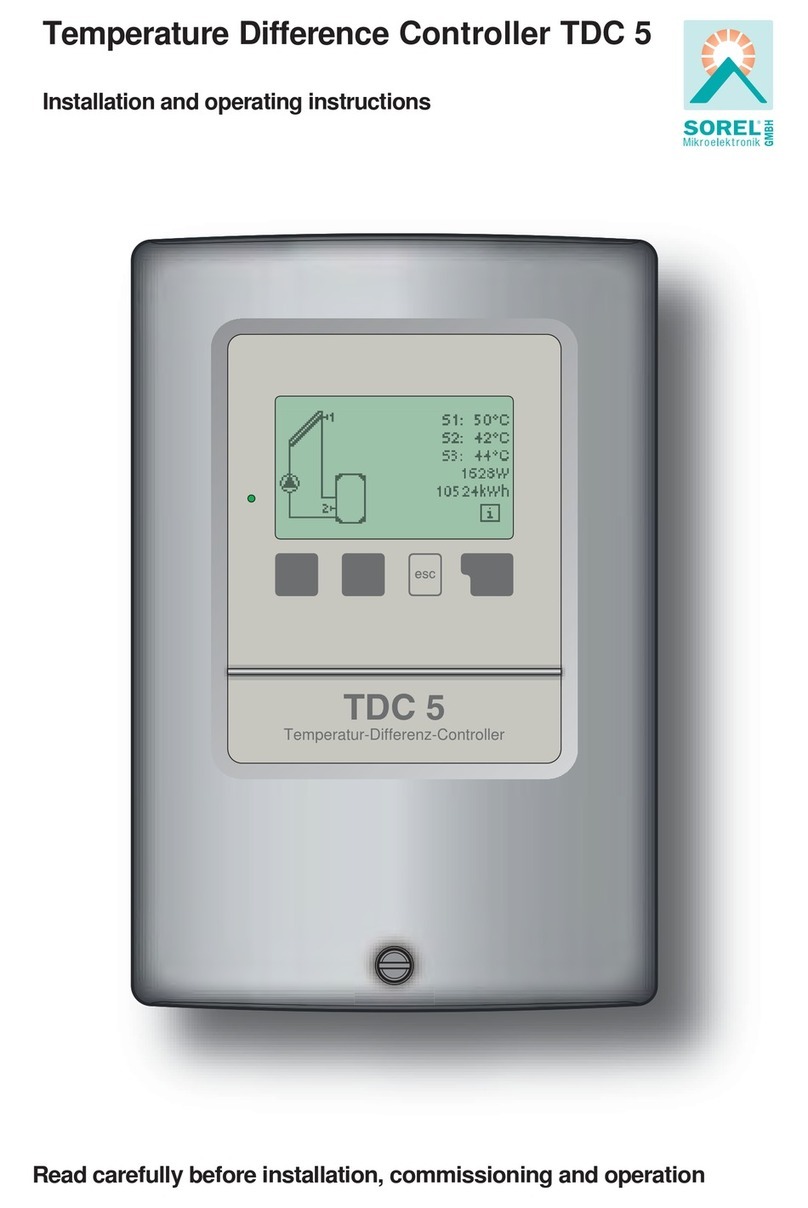 Sorel TDC 5 User manual