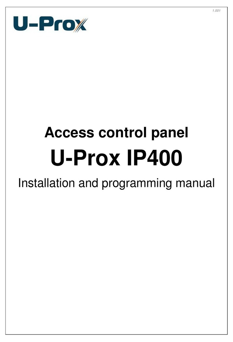 U-Prox IP400 Assembly instructions