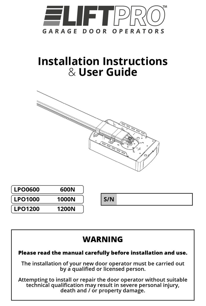 LIFTPRO LPO0600 Wiring diagram