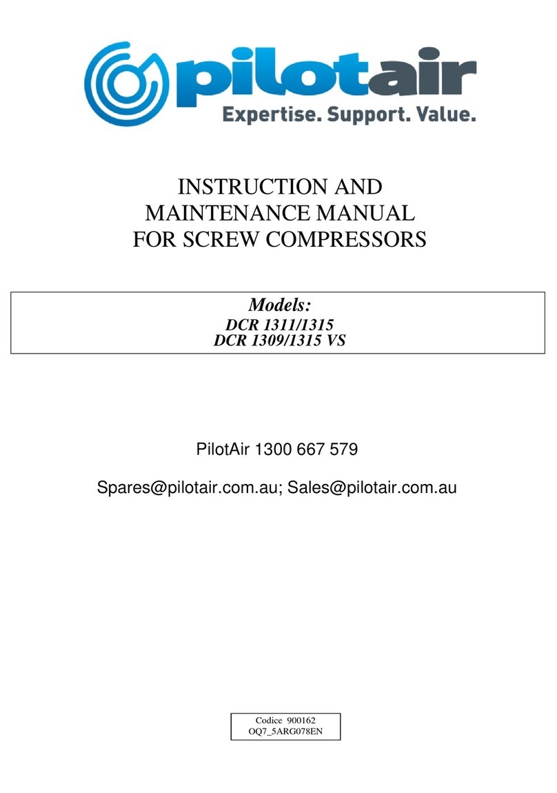 pilotair DCR 1311 Instructions for use