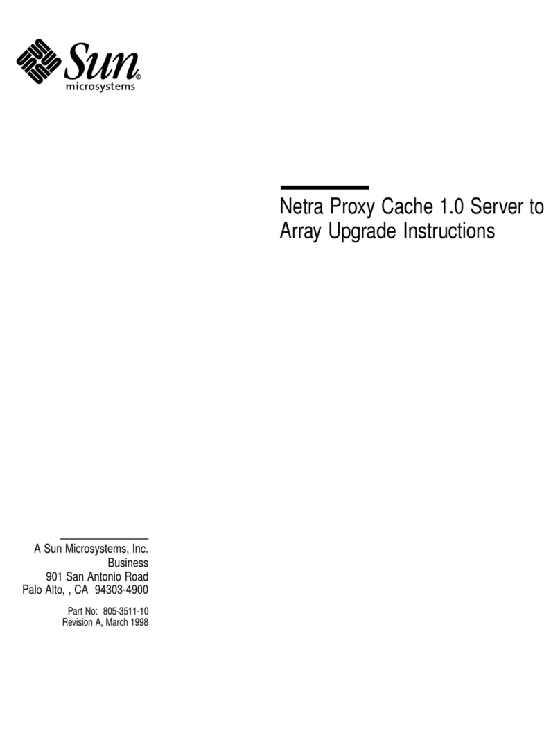 Sun Microsystems Netra Proxy Cache 1.0 Upgrade instructions