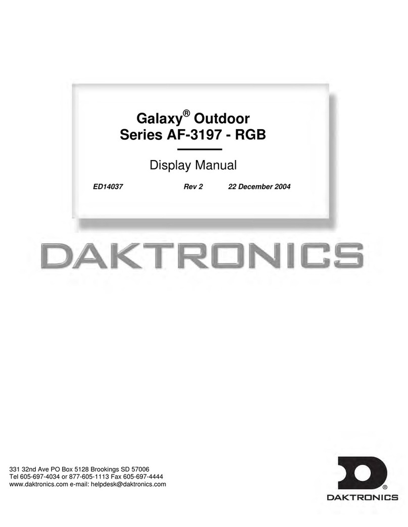 Daktronics Galaxy Series User manual