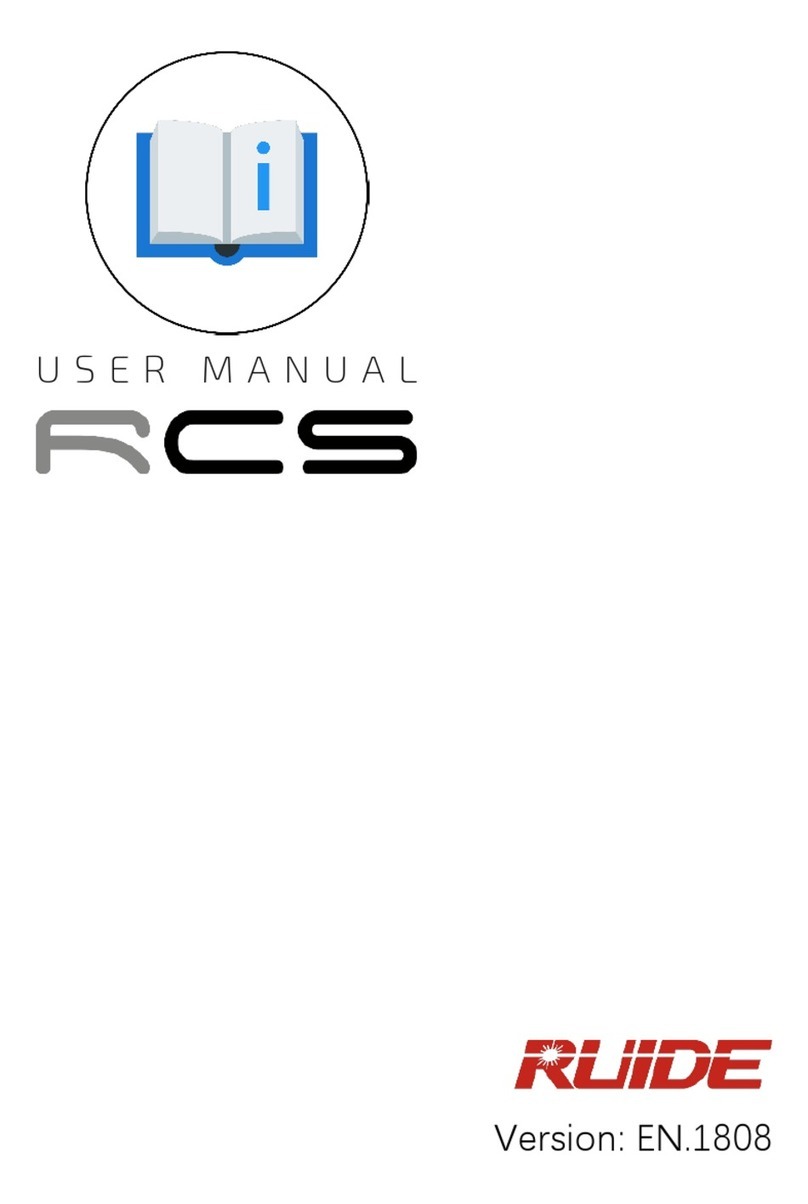 Ruide RCS user manual