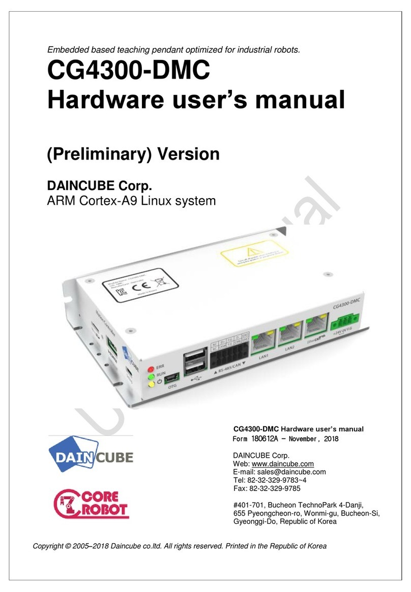 DAINCUBE CG4300-DMC Hardware user manual