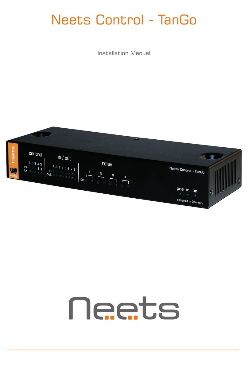 Neets Control TanGo User manual