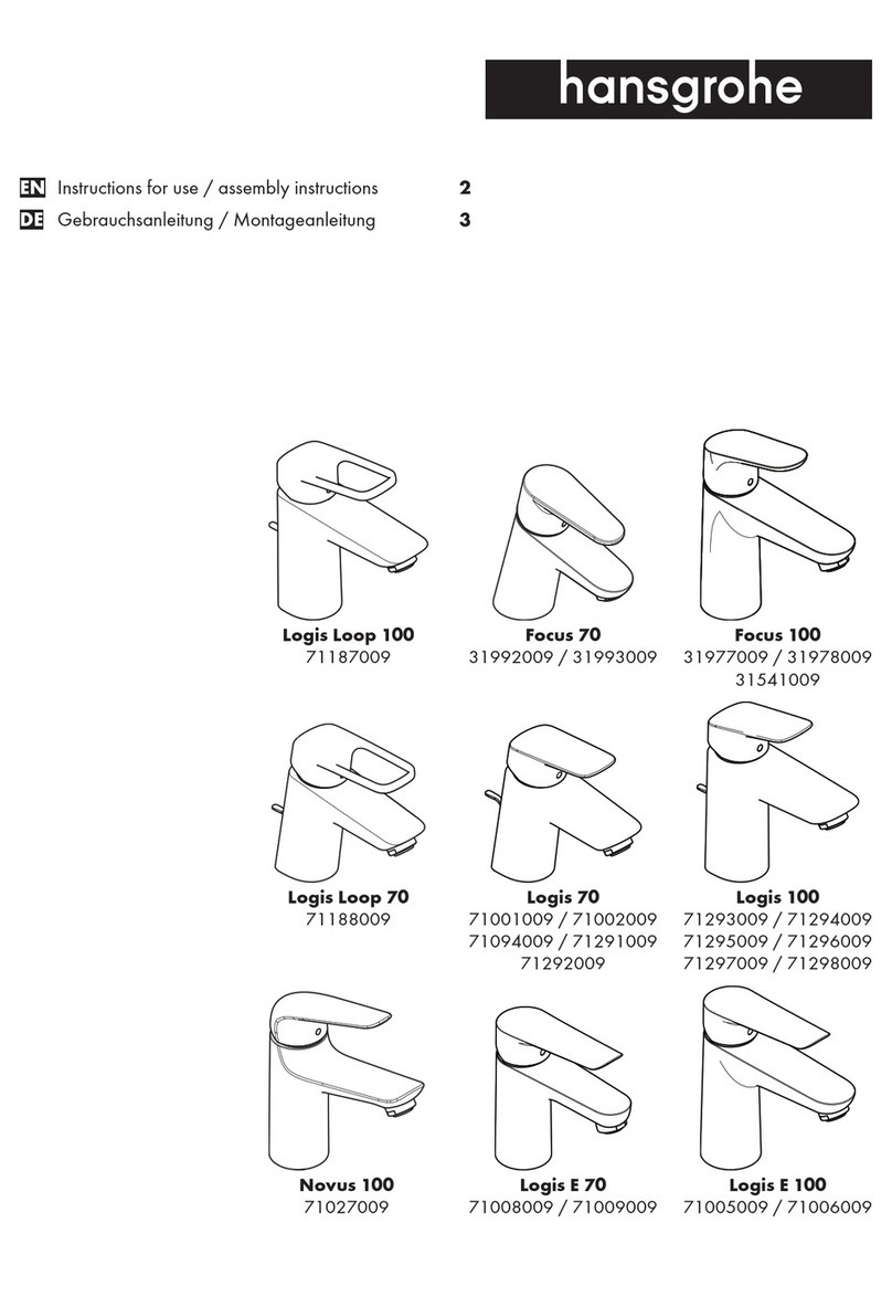 Hans Grohe Logis Loop 100 71187009 Instructions for use/assembly instructions