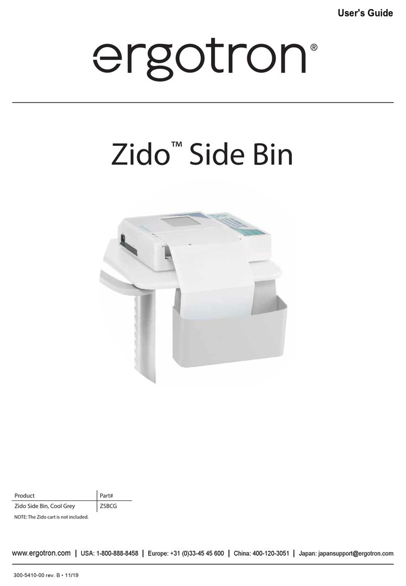 Ergotron Zido Side Bin user guide