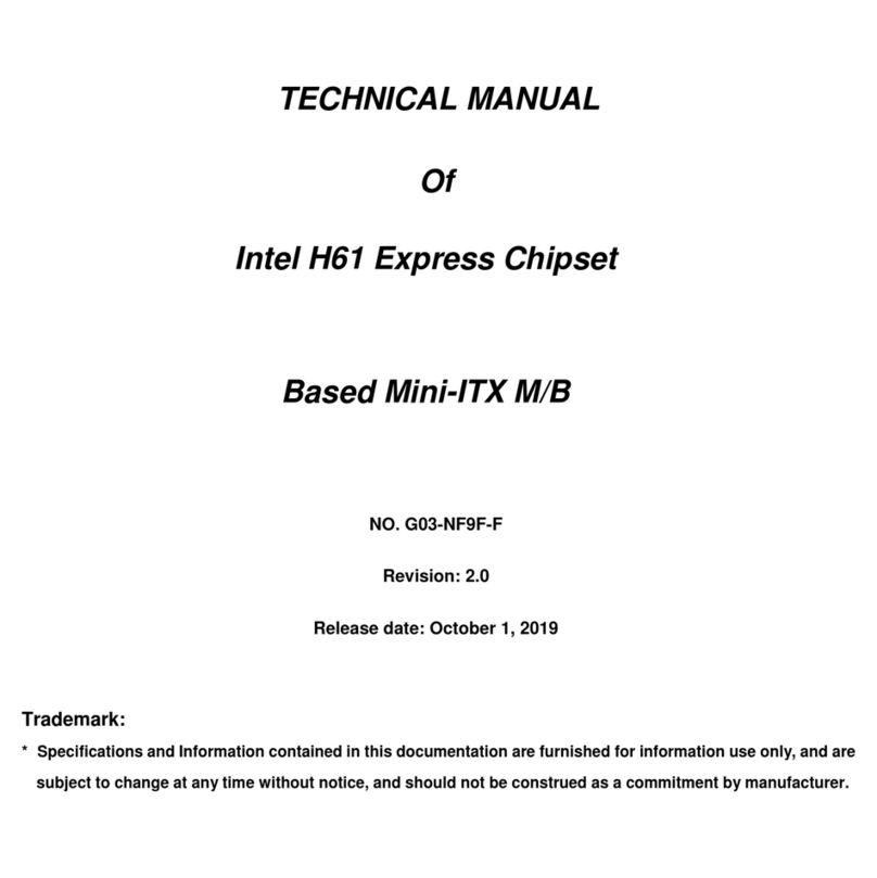 Intel H61 Express User manual