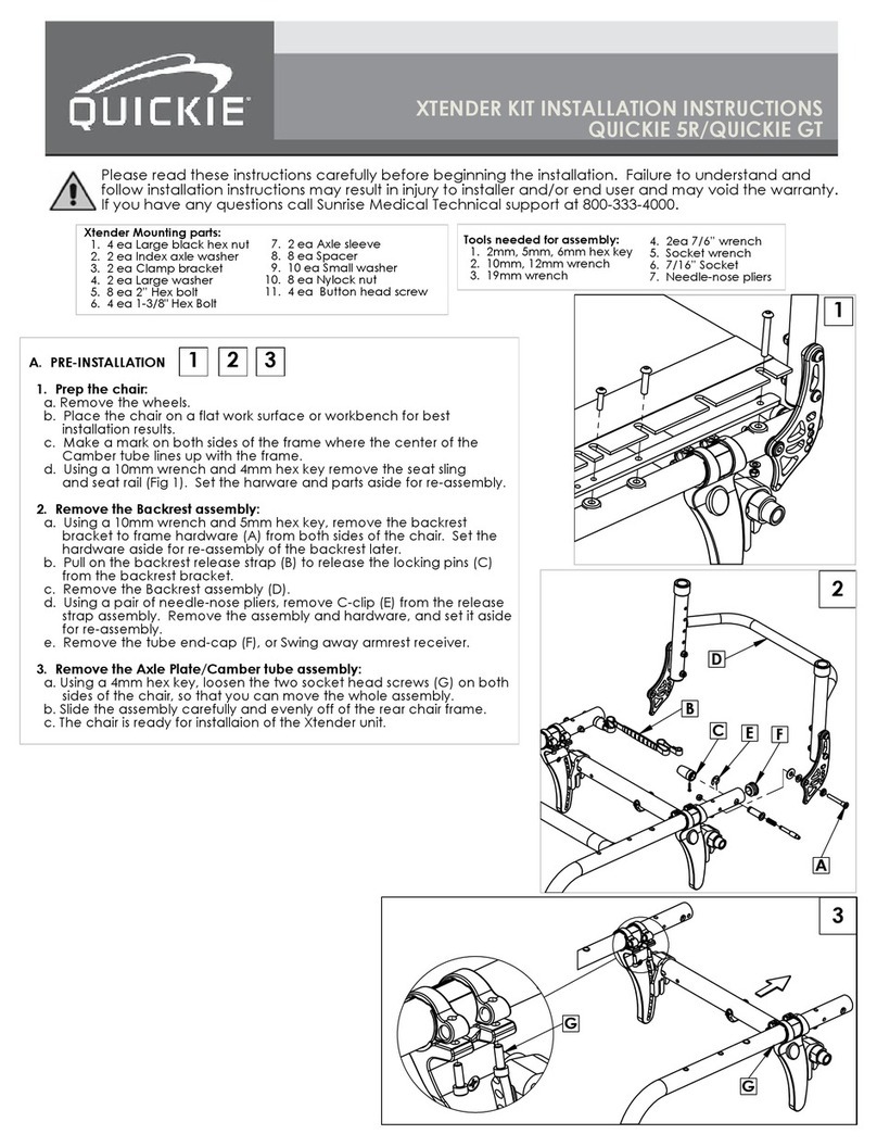 Sunrise Medical Quickie Xtender User manual