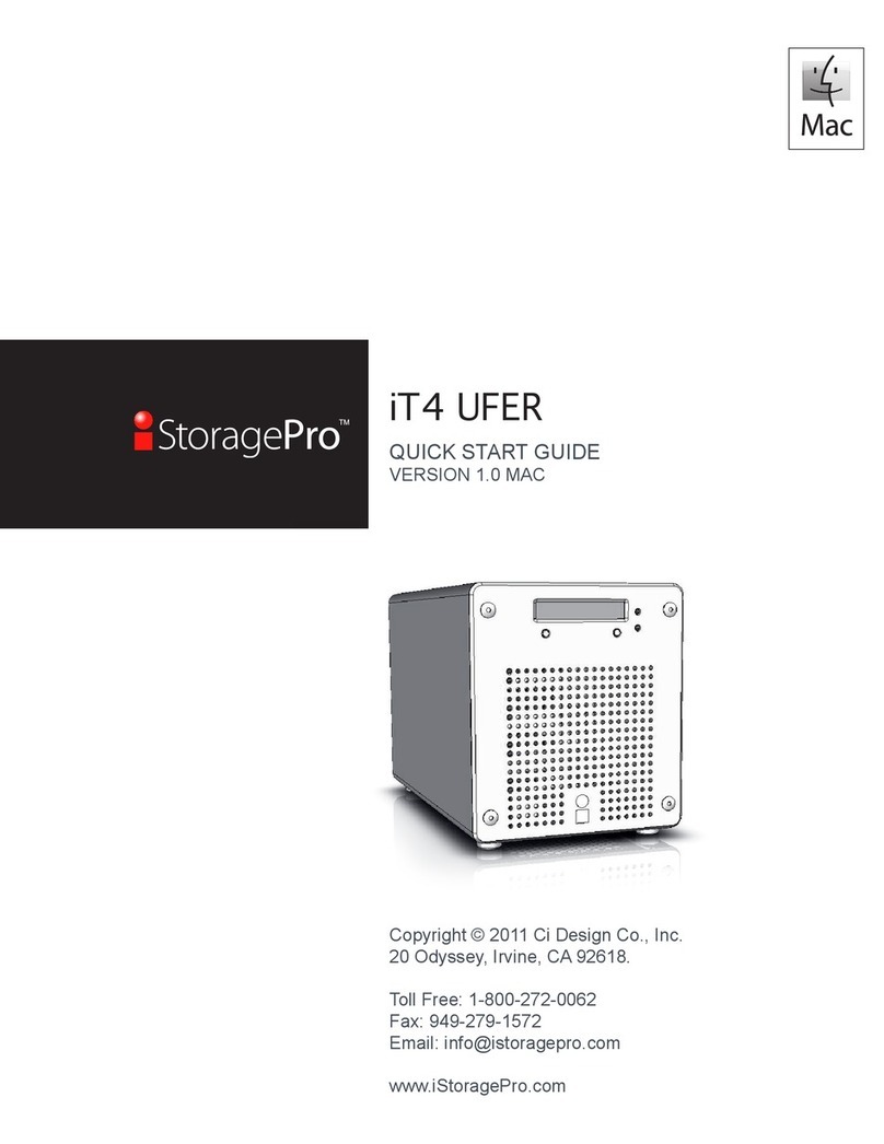 Ci Design iStoragePro iT4 UFER quick start guide