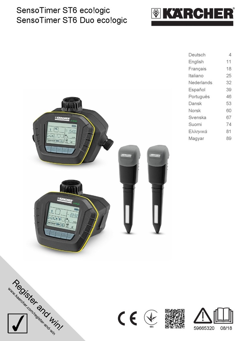 Kärcher SensoTimer ST6 Duo eco!ogic User manual