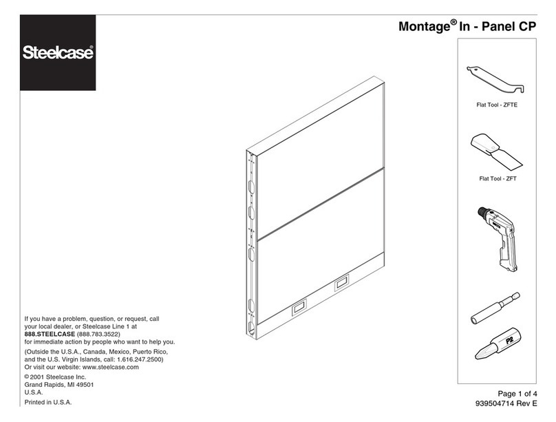 Steelcase Montage In quick start guide Steelcase Montage In quick start guide