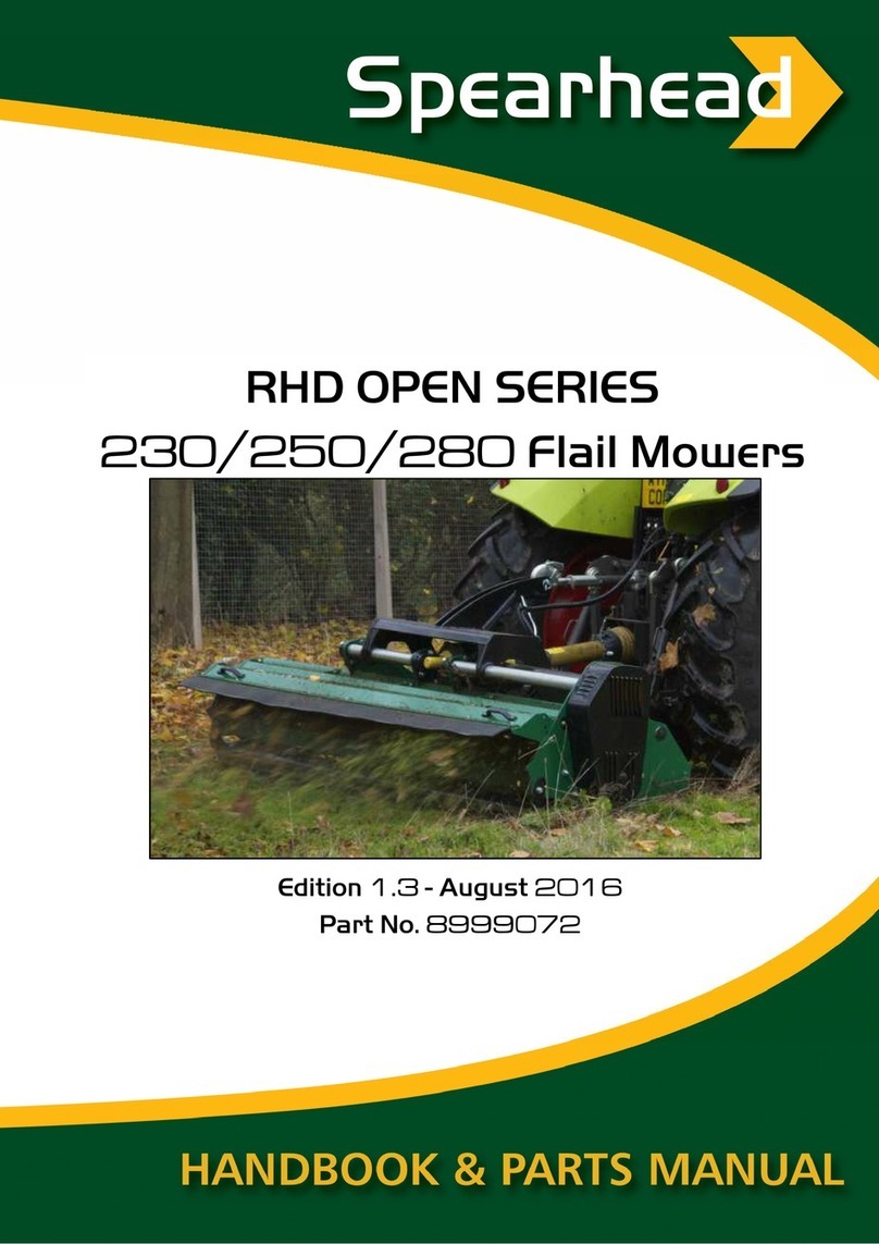 Spearhead RHD OPEN Series Handbook & Parts Manual